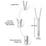 VNOX Keepsake Ash Cremation Jewelry Minimalist Bar Urn Necklace Pendant for Memorial Ashes Hoder with Cubic Zirconia