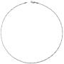 AmyRT Jewelry 2mm Titanium Steel Silver Singapore Chain Necklaces for Women 16 to 30 Inches