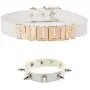 Puddin Necklace and Rivets bracelet Leather Choker Necklace Cosplay Choker Letter Collor Cosplay Accessory for Women and Girls Halloween Party