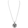 Rosemarie Collections Mens Celtic Trinity Knot Medallion Pendant Stainless Steel Necklace