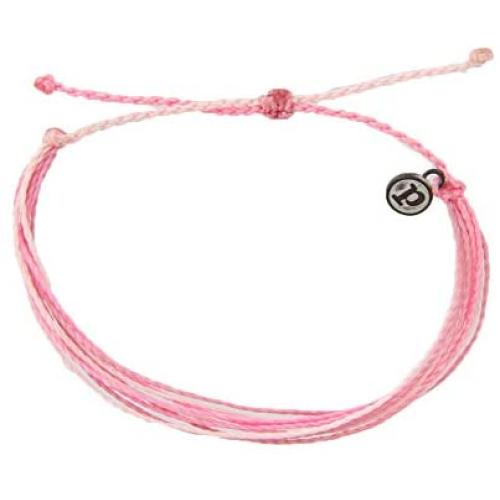 Pura Vida Jewelry Bracelets - 100% Waterproof and Handmade w/Coated Charm, Adjustable Band