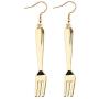 MAOFAED Cooking Gift Chef Gift Cooking Gift Fork Earrings Baker Gift Cooking Lover Gift Fork Jewelry