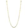 LUX ACCESSORIES 29'' Mask Chain, Gold-Tone Paperclip Link Mask Chain Necklace Strap Stylish Handy Face Mask Accessory Necklace Jewelry Unisex for Women, Men, Teens, and Kids.