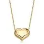 14K Yellow Gold Floating Puff Heart Pendant Necklace Polished Shiny Cable Chain Made in Italy UNICORNJ 14K Yellow Gold Floating Puff Heart Pendant Necklace Polished Shiny Cable Chain Made in Italy UNICORNJ