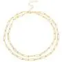 14K Gold Plated Dainty Paperclip Link Choker Chain Necklace Jewelry Set for Women Girls 14K Gold Plated Dainty Paperclip Link Choker Chain Necklace Jewelry Set for Women Girls