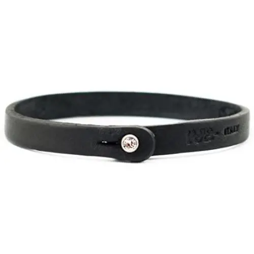 Genuine Italian Leather Bracelet with Swarovski Crystal Closure | Multiple Colors Available | Handcrafted in Italy (Te Color) Genuine Italian Leather Bracelet with Swarovski Crystal Closure | Multiple Colors Available | Handcrafted in Italy (Te Color)