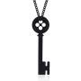 Metal Coraline Black Key Necklace- Coraline cosplay Necklace for women-Coraline Costume jewelry gift
