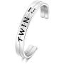 ENSIANTH Twins Gift Twin Bracelet Twin One Twin Two Cuff Bangle