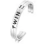 ENSIANTH Twins Gift Twin Bracelet Twin One Twin Two Cuff Bangle ENSIANTH Twins Gift Twin Bracelet Twin One Twin Two Cuff Bangle