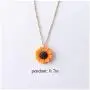 Gray Camel Sunflower Necklace You Are My Sunshine Carving Necklace for Woman Girl Card necklace Gift Necklace