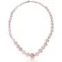 Gem Stone King 10MM Simulated Rose Quartz Round Bead Necklace Bracelet and Earrings Set 20 Inch Gem Stone King 10MM Simulated Rose Quartz Round Bead Necklace Bracelet and Earrings Set 20 Inch