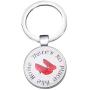 BAUNA Oz Jewelry There’s No Place Like Home Inspirational Keychain for Family Ruby Red Slippers Gfifts for Movie Fans