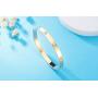 PDWZNBA 18K Gold Plated Love Bracelet Screw Bracelet with Screwdriver Stainless Steel Crystal Bangle Cuff Best Gifts for Mothers Day Valentines Day Wedding Couples and Birthdays