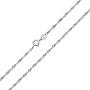 Bling Jewelry Thin 1.5MM Singapore Twist Rope Chain Necklace for Women Rose Gold Plated 925 Sterling Silver Made Italy 14 16 18 20 24 Inch