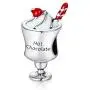 VOROCO 925 Sterling Silver Jewelry Afternoon Tea Coffee Cup-Cake Hot-Chocolate Milk Sandwich Cubic Zircon Charms Beads Gifts for Women Girls fit Charms Pandora Bracelets