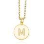 PAVOI 14K Rose Gold Plated Letter Necklace for Women | Gold Initial Necklace for Girls