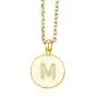 PAVOI 14K Rose Gold Plated Letter Necklace for Women | Gold Initial Necklace for Girls