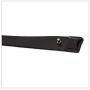 Mgutillart Punk Alloy Buckle Cuff Wristband Wide Leather Bracelet