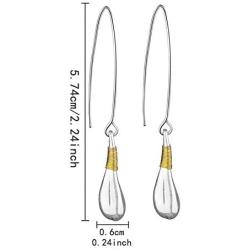 CrownUS Women Hoop Earring for Girls Dangle Drop Packs Boho Ear Jewelry