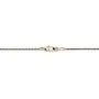Solid 14k Rose Gold 1.5mm Diamond-Cut Rope Chain Necklace - with Secure Lobster Lock Clasp Solid 14k Rose Gold 1.5mm Diamond-Cut Rope Chain Necklace - with Secure Lobster Lock Clasp