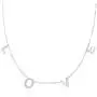 Moronly Love Letter Necklace for Women CZ Love Script Necklace 14K Gold Plated Charm Jewelry Choker Necklace Hypoallergenic