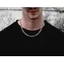 Savlano 925 Sterling Silver 7.5mm Italian Solid Figaro Link Chain Necklace with Gift Box for Men & Women - Made in Italy