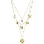 W WOOGGE Gold Layered Necklace Butterfly Choker Chain Gift Jewelry for Women and Girls W WOOGGE Gold Layered Necklace Butterfly Choker Chain Gift Jewelry for Women and Girls