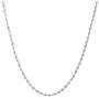 Sterling Silver Diamond Cut Rope Chain Necklace- 1.5MM-7.5MM -Made In Italy - 7''-30'' Sterling Silver Diamond Cut Rope Chain Necklace- 1.5MM-7.5MM -Made In Italy - 7''-30''
