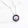 925 Sterling Silver Panda with Crystal Pendant Necklace Birthday Gifts for Women Daughter