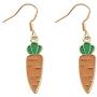 MAOFAED Rabbit Carrot Earrings Rabbit Gift Animal Lover Gift Bunny Jewelry for Girl Gift for Daughter