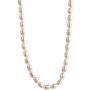S.Leaf Pearl Necklace for Women Pearl Necklace Choker Dainty Gold Necklace