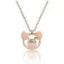 Cute Pig Pendant Necklace Rose Gold Sweet Animal Necklace Gift for Women Girls (with crystal) Cute Pig Pendant Necklace Rose Gold Sweet Animal Necklace Gift for Women Girls (with crystal)