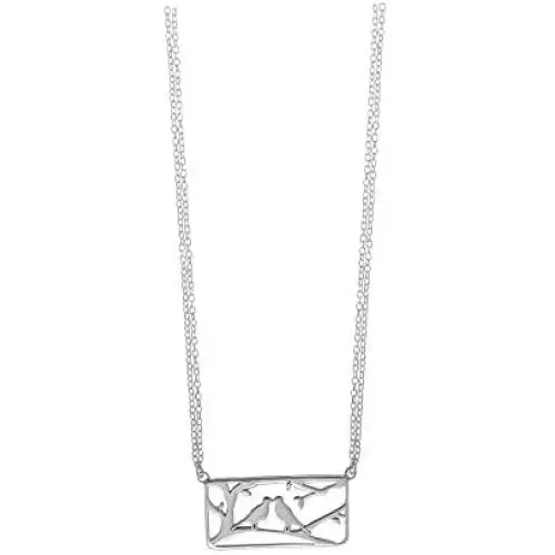 Boma Jewelry Sterling Silver Love Birds Necklace, 16 inches Boma Jewelry Sterling Silver Love Birds Necklace, 16 inches