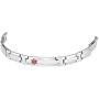 linnalove Strong Male Medical Alert Bracelets for Men and Women Stainless Steel Mangetic id Bracelets