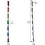 Nicole Miller New York Baguette Linear Earrings Rainbow