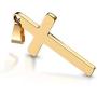 Ursteel Cross Necklace for Men, Stainless Steel Silver Black Gold Cross Pendant Necklace for Men, 16-24 Inches Box Chain