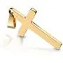 Ursteel Cross Necklace for Men, Stainless Steel Silver Black Gold Cross Pendant Necklace for Men, 16-24 Inches Box Chain