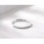 EPIRORA Sterling Silver Rings for Women Girls, 2mm Band Cubic Zirconia Simple Open Adjustable Knuckle Rings Eternity Wedding Engagement Jewelry EPIRORA Sterling Silver Rings for Women Girls, 2mm Band Cubic Zirconia Simple Open Adjustable Knuckle Rings Eternity Wedding Engagement Jewelry