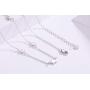 SOULMEET Minimalist Sterling Silver Choker Necklace Thin Stars Choker Gold Plated Pearl Choker Jewelry