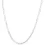 Nuragold 14k White Gold 3mm Solid Cuban Link Chain Curb Pendant Necklace, Mens Womens Lobster Lock 16'' 18'' 20'' 22'' 24'' 26'' 28'' 30'' Nuragold 14k White Gold 3mm Solid Cuban Link Chain Curb Pendant Necklace, Mens Womens Lobster Lock 16'' 18'' 20'' 22'' 24'' 26'' 28'' 30''