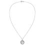 AeraVida Mystic Celtic Frame Eternal Tree of Life .925 Sterling Silver Pendant Necklace