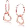 Big Apple Hoops - Jewelry High Polished Sterling Silver Small Heart Charm Hoop Earrings Made from Solid 925 Sterling Silver in 3 Color Rose, Silver, Gold Special Fashion Gifts for Women, Teens, Men Big Apple Hoops - Jewelry High Polished Sterling Silver Small Heart Charm Hoop Earrings Made from Solid 925 Sterling Silver in 3 Color Rose, Silver, Gold Special Fashion Gifts for Women, Teens, Men