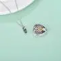 ROMANTIC WORK Angel Cremation Mother Daughter Urn Necklace for Ashes Sterling Silver Keepsake Pendant Memory Jewelry Gift for Women ROMANTIC WORK Angel Cremation Mother Daughter Urn Necklace for Ashes Sterling Silver Keepsake Pendant Memory Jewelry Gift for Women