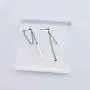 Cross Dangle Drop Earrings with Chain Minimalist Earrings for Women Men Jewelry for Women Girls Family Friends Gifts Cross Dangle Drop Earrings with Chain Minimalist Earrings for Women Men Jewelry for Women Girls Family Friends Gifts