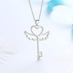 Besilver Triple Heart Necklace for Women Girls Antler/Butterfly/Crystal Iced Out Love Heart Jewelry Gifts for Christmas Day/Valentine Day/Birthday