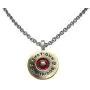 Kiola Designs Brass Toned Shotgun Shell Pendant Necklace
