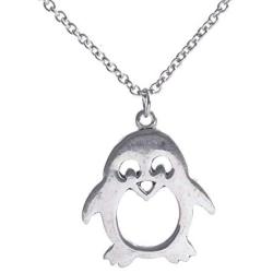 Shag Wear Womens Pewter Spirit Animal Silver Pendant Necklace with Gift Envelope