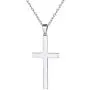 Nofade Silver Simple Cross Necklace 925 Sterling Silver Minimalist Cross Pendant Necklace with Rolo Chain 18 Religious Christian Jewelry Gift Nofade Silver Simple Cross Necklace 925 Sterling Silver Minimalist Cross Pendant Necklace with Rolo Chain 18 Religious Christian Jewelry Gift