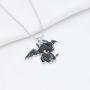 AKTAP How to Train Your Dragon Inspired Necklace Fury Night Fury Toothless Pendant Necklace Cosplay Jewelry