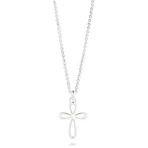 Molly Brown London Sterling Silver First Holy Communion Freshwater Pearl Cross Girls Necklace - Ideal Baptism Gift Molly Brown London Sterling Silver First Holy Communion Freshwater Pearl Cross Girls Necklace - Ideal Baptism Gift
